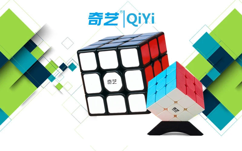 QiYi Sail W 3x3 Волшебные кубики, без наклеек, воин S, профессиональный скоростной куб, пазлы, Cubo Magico, Монтессори, обучающая игрушка для детей