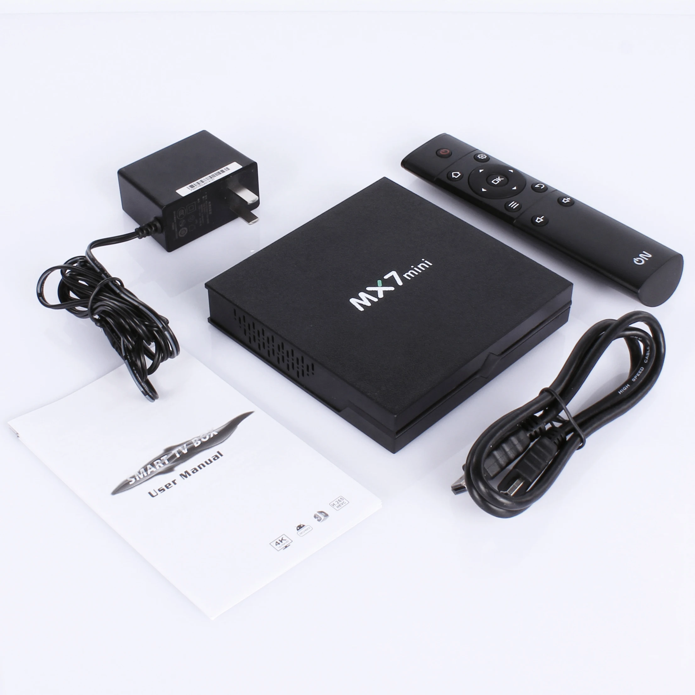 MX7 ТВ приставка OS Android 7 1 Оригинал 16 бит DDRIII 4 к ГБ 8 Amlogic S905L (W) Смарт PK X96