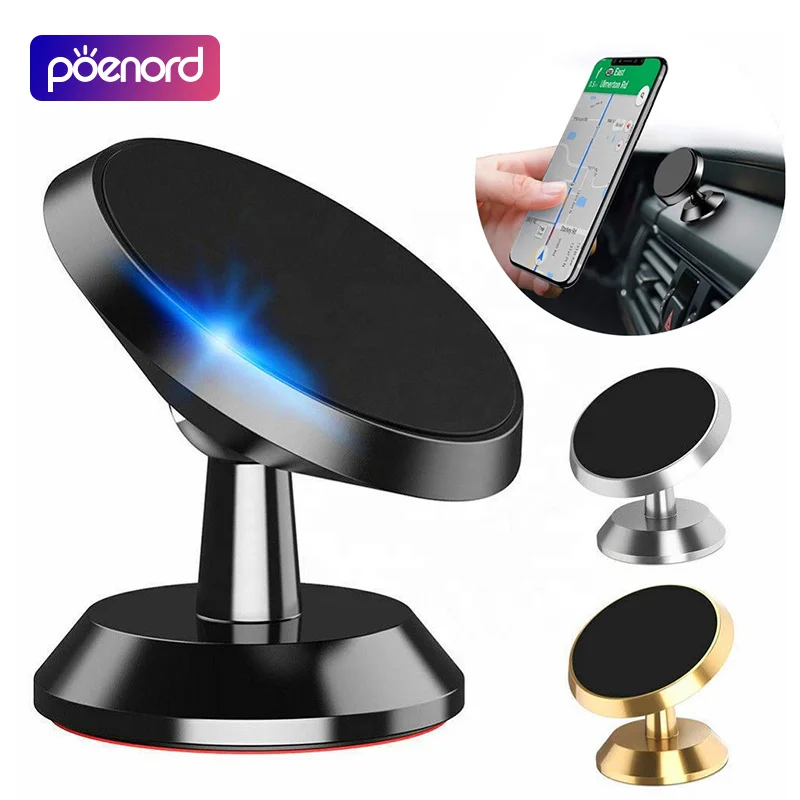 360 degree universal magnetic car mobile phone holder with ventilation holes mobile phone holder suitable accessory car holder free global shipping