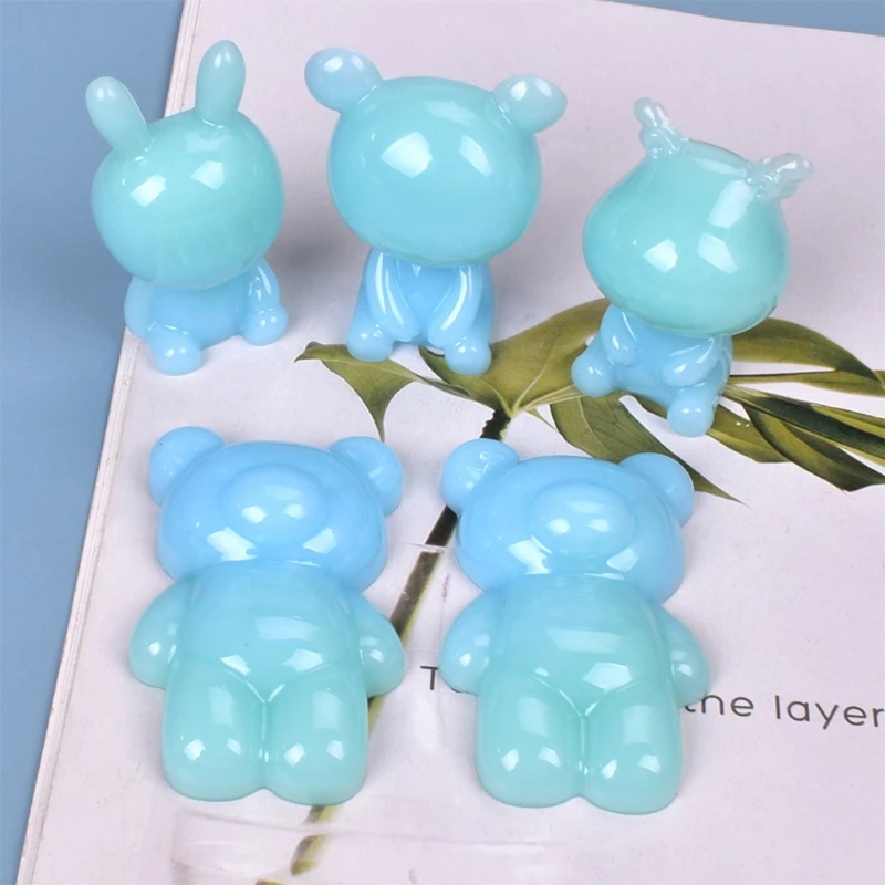 

Crafts Decoration Crystal Epoxy Resin Mold Bear Doll Ornament Silicone Mould DIY Crafts Decorations Jewelry Making Tool
