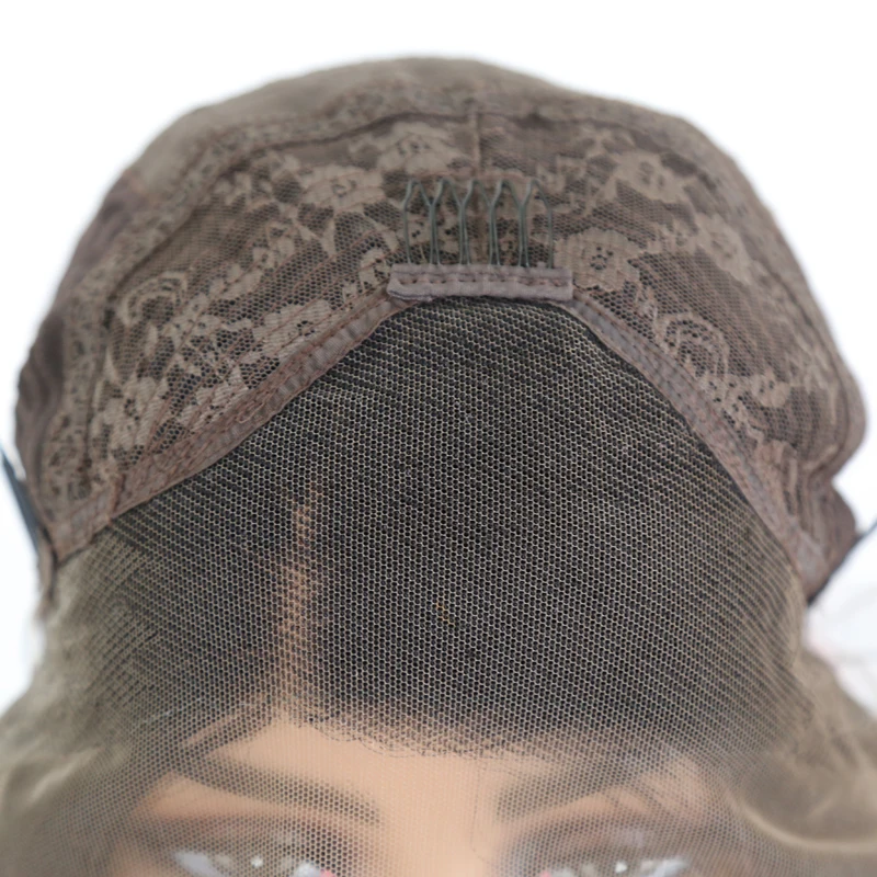 Парики из синтетического кружева спереди для женщин цвет Омбре розовый высокая