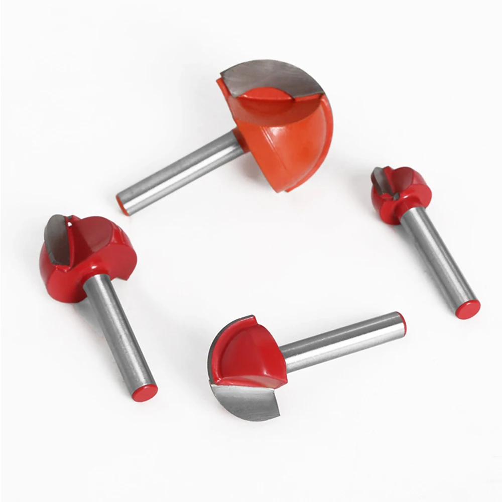 

6mm Shank Cutter Tools CNC Tools Solid Carbide Round Nose Bits Round Nose Cove Core Box Router Bit Shaker For Woodworking