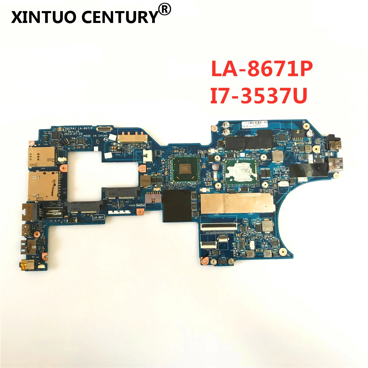 LA 8671P для Lenovo Thinkpad S230U S230 ноутбук PC материнская плата 04X0734 с процессором i7 3537U 8G RAM 100%