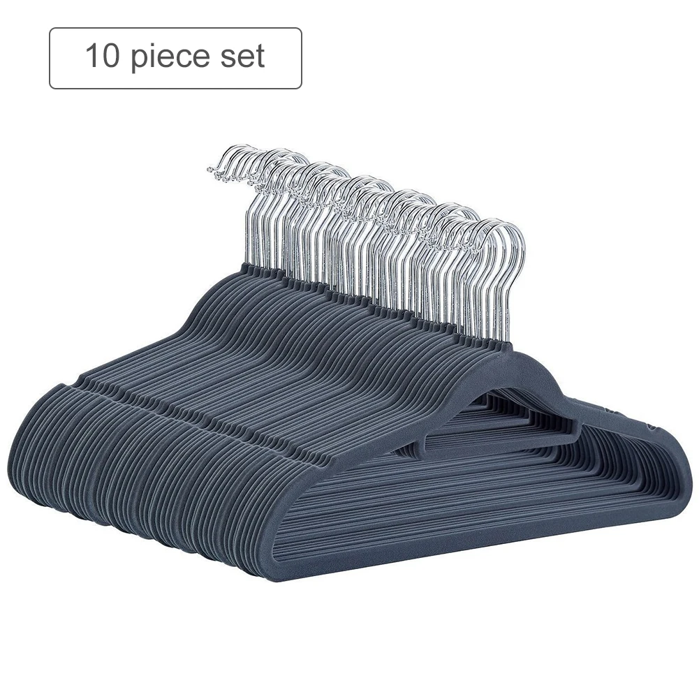 Сухая вешалка для одежды Флокирование многофункциональная Нескользящая