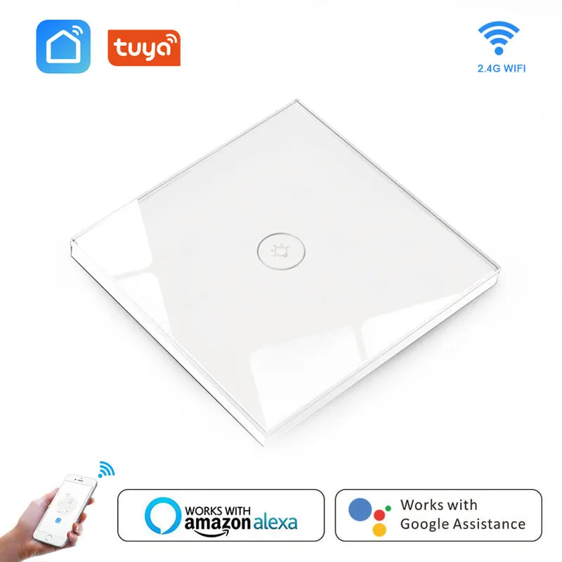 

WI-FI Смарт сенсорные выключатели Беспроводной дистанционного Управление светильник настенная живопись на холсте/выкл Водонепроницаемый ст...