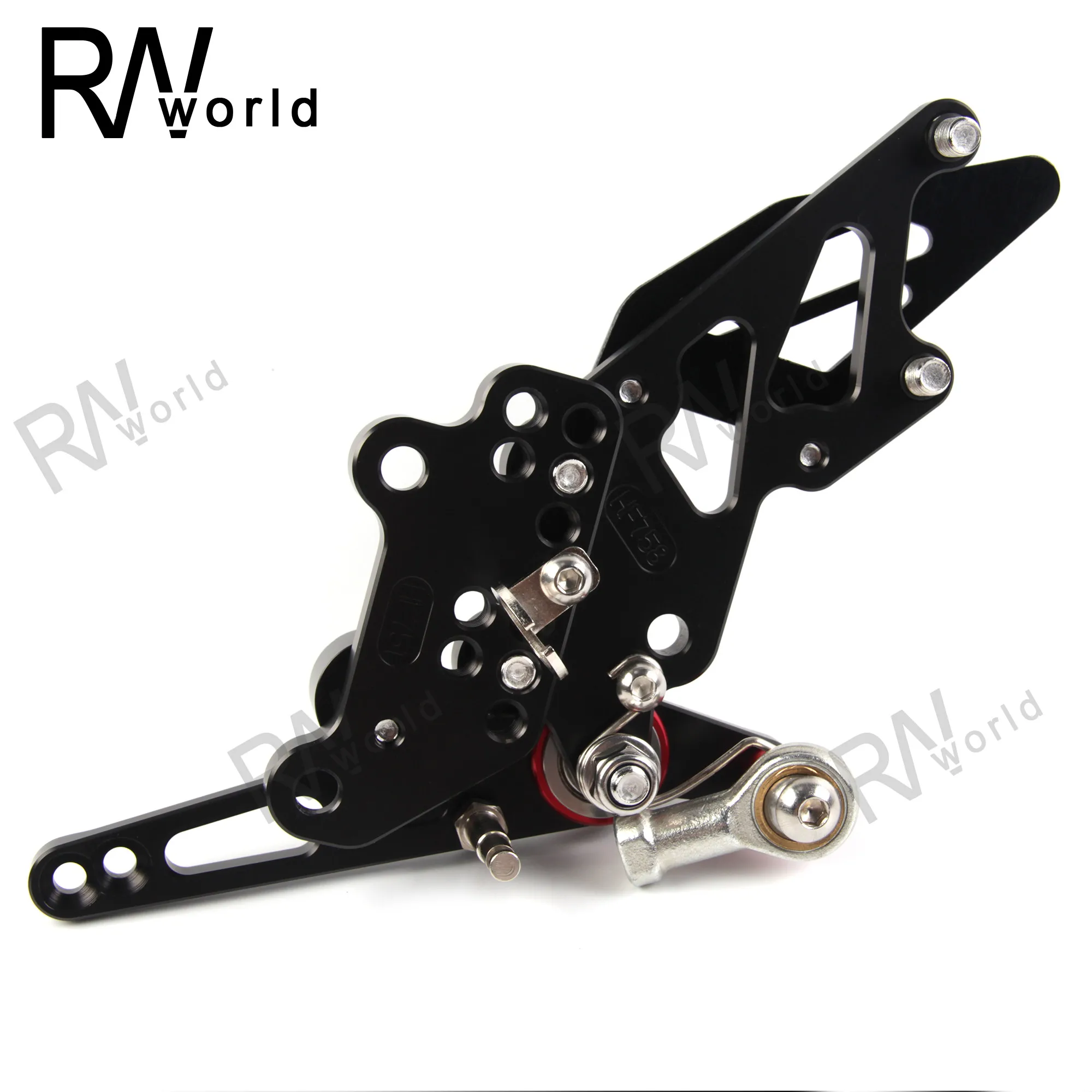 NINJA 300 CNC Adjustable Rearset Rear Rest Footrest Foot Pegs For KAWASAKI NINJA300 EX300A EX300B ABS 2013 2014 2015 2016 2017 | Автомобили
