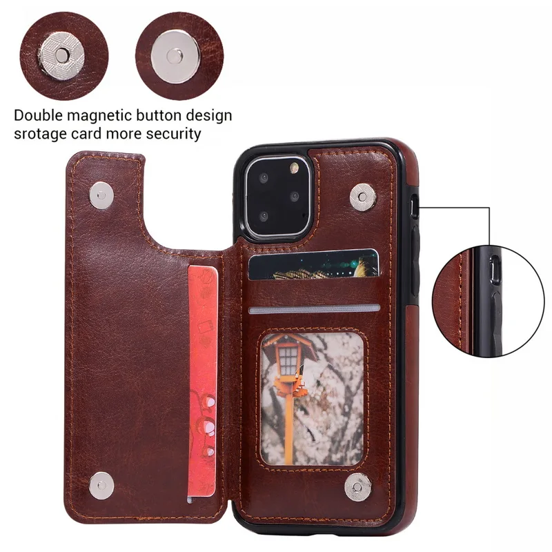 Чехол YISHANGOU для iPhone 11, XR, XS, MAX, 5S, 6s, 7, 8 Plus, из искусственной кожи, флип-кошелек, держатель для фото, чехол для samsung S8, S9, S10, для huawei