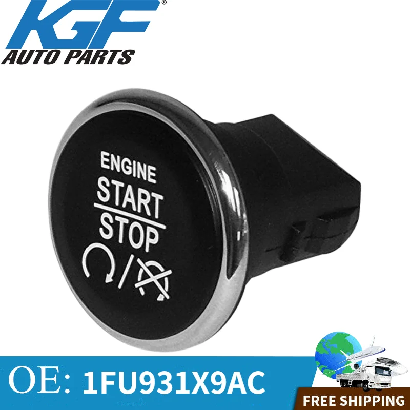 

Keyless Go Start Stop Ignition Button Switch 33370101 1FU931X9AC Fit for Dodge Chrysler Jeep car accessories car accessories
