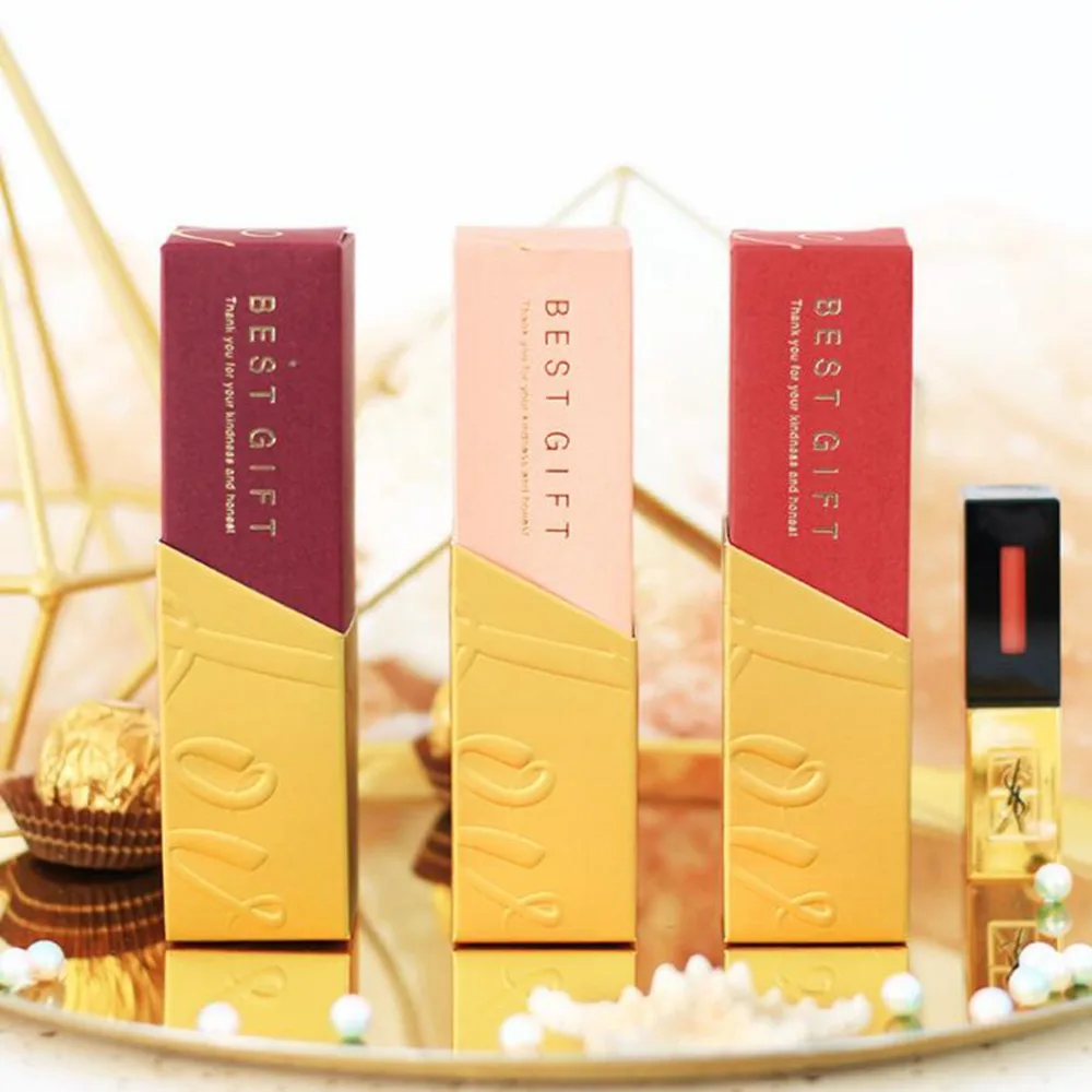 10 шт./компл. Новая креативная коробка для помады и конфет подарка Свадебная