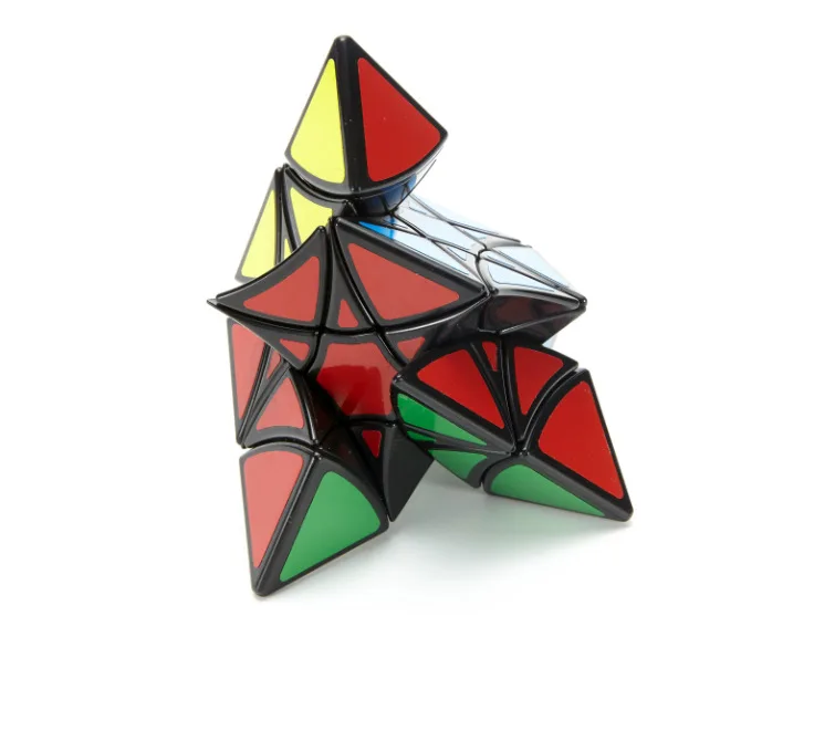 LanLan Curvy hexagram toy magic cube black sticker original Competition Speed Puzzle Cubes Toy High Quality 1pcs
