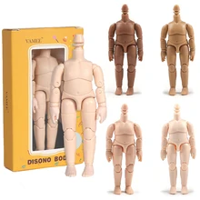 오리지널 Disono Ddf 바디 인형, 일본 Bjd 바디, Gsc 클레이 헤드, 1/12 bjd 인형 헤드, Ob11 조인트 바디 교체 핸드 세트, 10cm