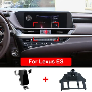 pretty car mobile phone holder for lexus es 200 260 300h 350 2018 mobile mount gps vent smartphone stand in interior accessories free global shipping