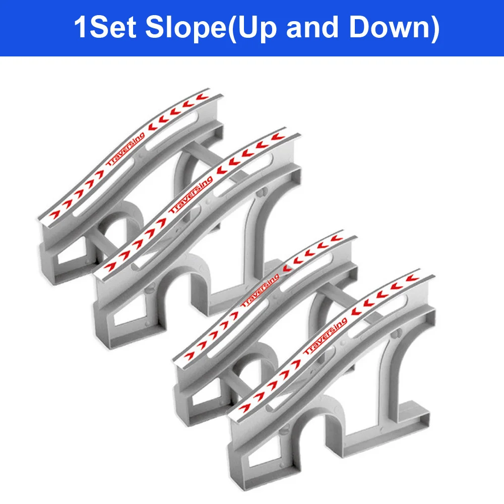 1SET SLOPE 5,5 см железнодорожные автомобильные игрушки DIY универсальные аксессуары для светящихся магических гоночных треков Развивающие игрушки для Дети Детские подарки - Цвет: 1SET SLOPE