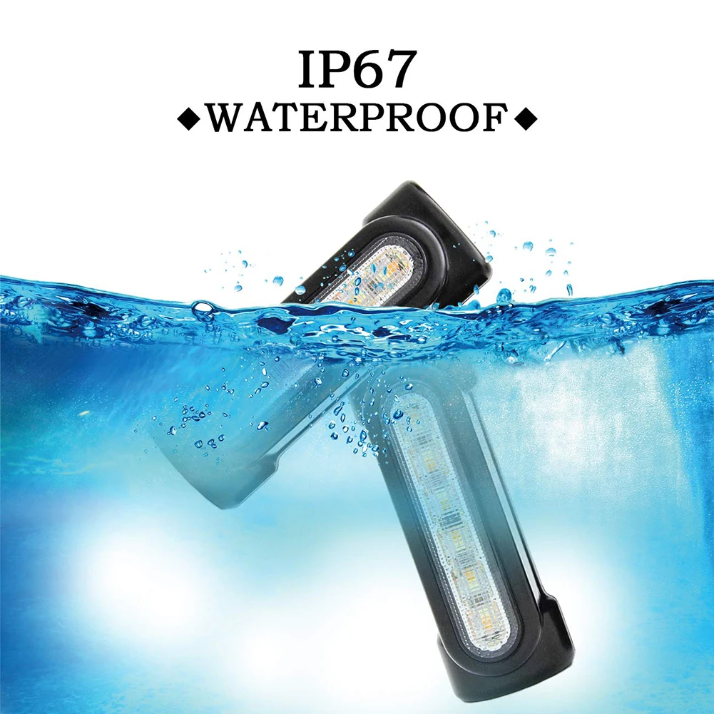 

2Pcs Motorcycle Highway Bar LED Lights Switchback Driving Light Turn Signal Crash Bars Bumper Lights Motorcycle Modification