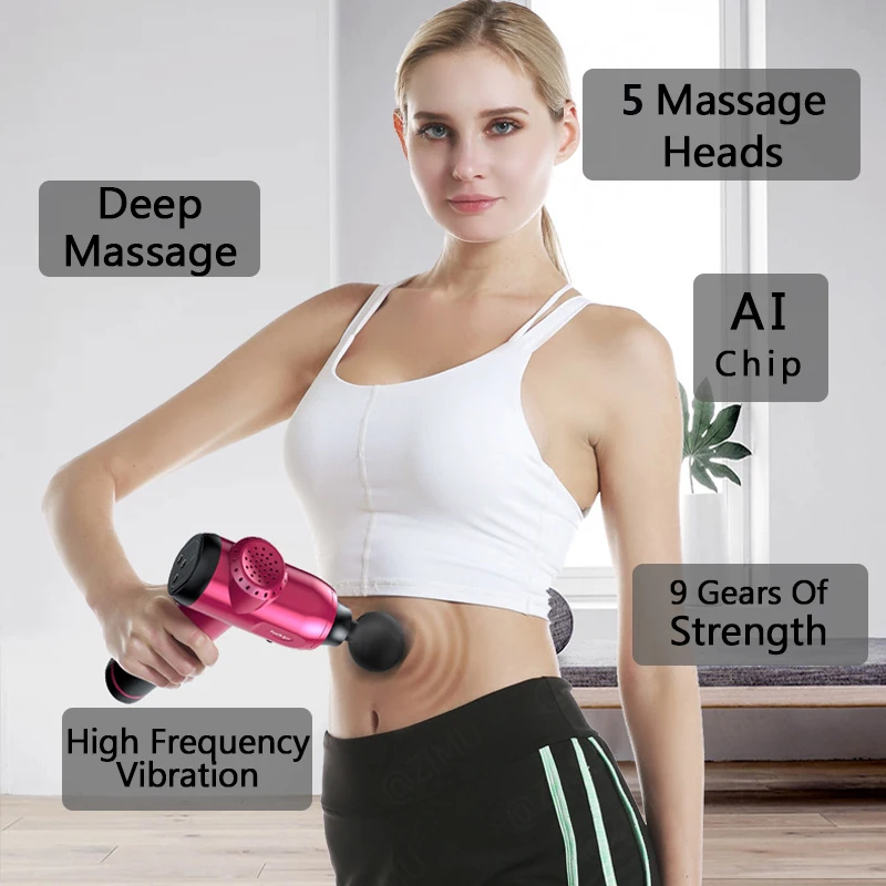 Электрический пулемет для глубокого расслабления мышц оборудование фитнеса