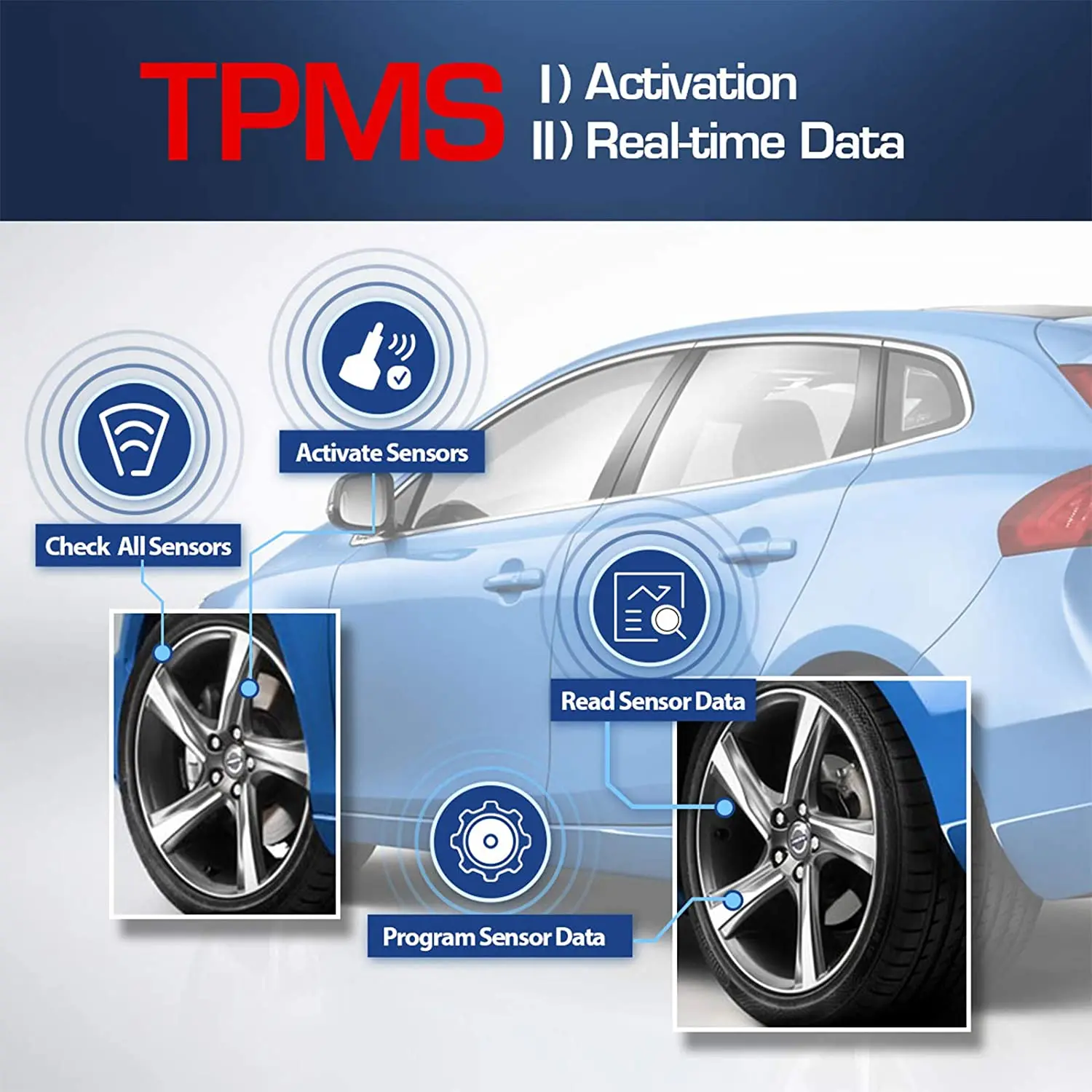 Autel MaxiTPMS TS408 TPMS инструмент для переобучения очистка активация/чтение датчиков