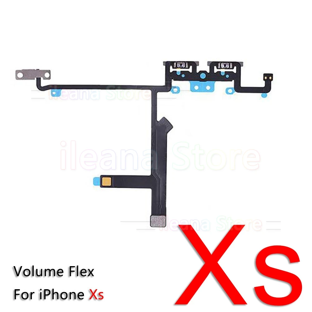 Кнопка включения звука и гибкий кабель для iPhone 7 8 Plus X Xs Max XR с заменой