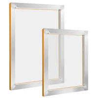 1pc silk screen printing aluminum frame stretched white mesh 120300mesh screen printing polyester mesh frames for textiles