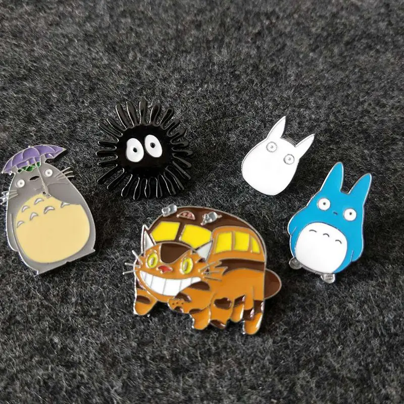1 шт. модные креативные Мультяшные аниме Броши Тоторо пять стилей для женщин и