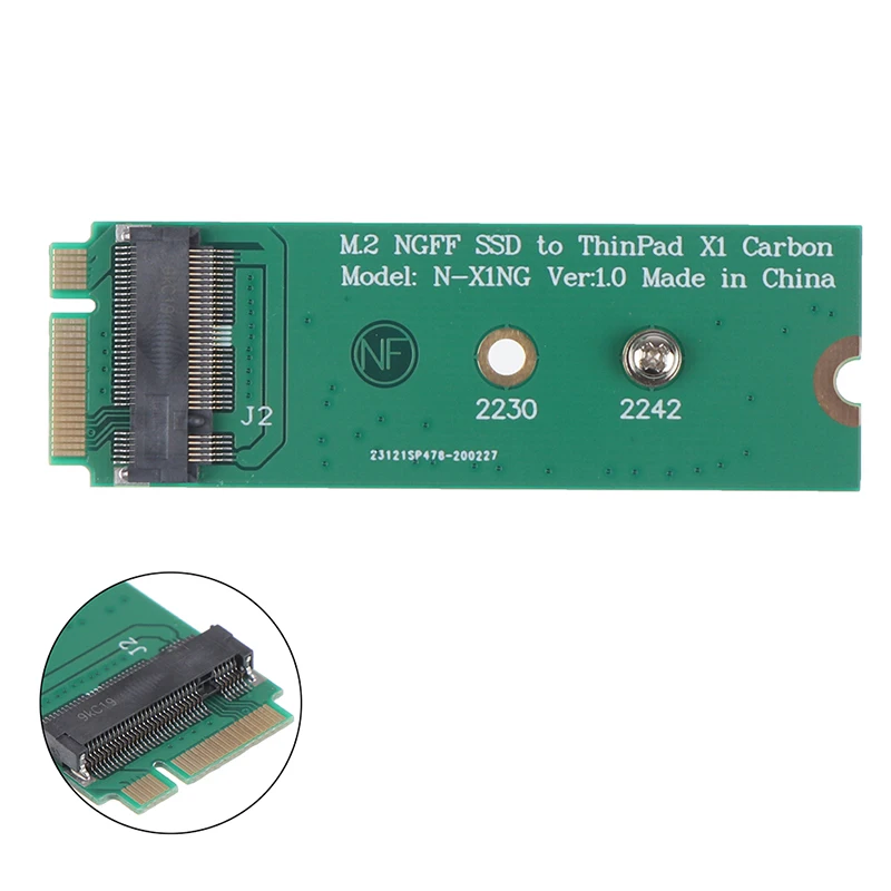 

1PC JETTING SATA M.2 ngff ssd adapter card for 2013 thinkpad x1 carbon adapter