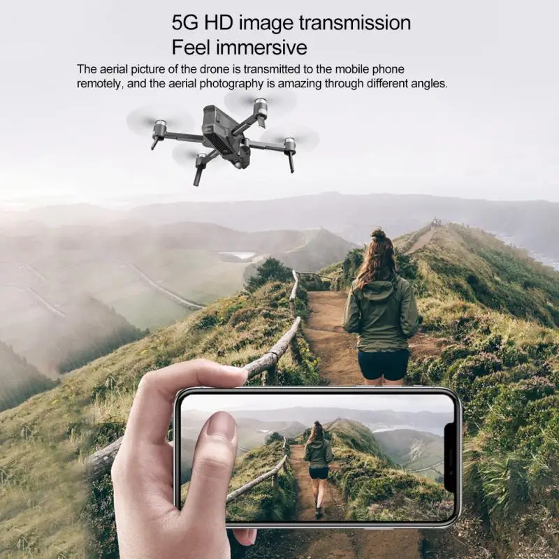 5G WiFi Профессиональный FPV игрушки подарок портативный Дрон широкий угол оптического потока RC Квадрокоптер с камерой перезаряжаемый малыш HD gps