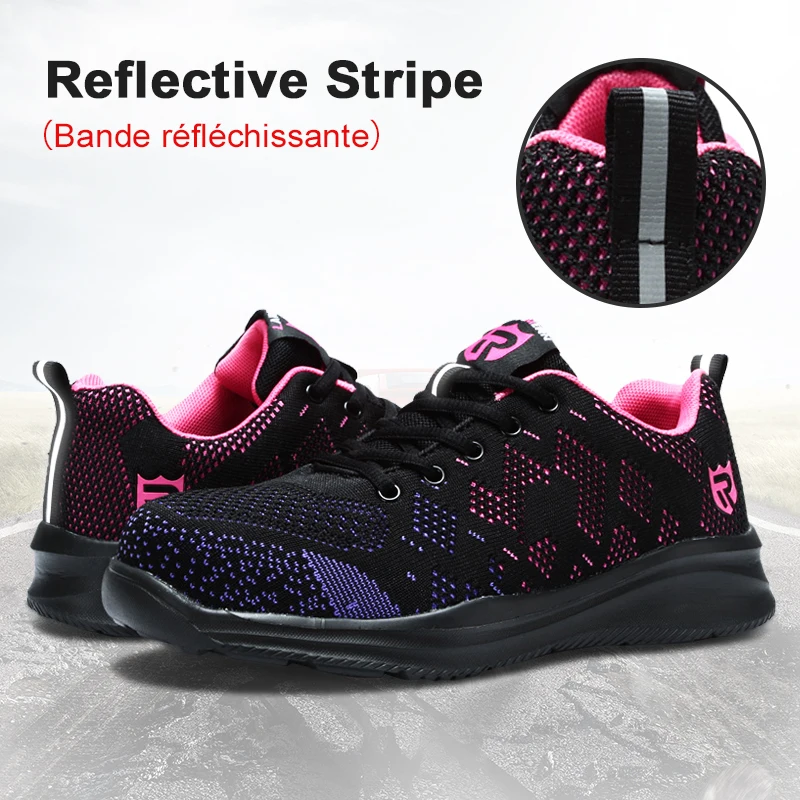 DYKHMILY/Рабочая безопасная обувь со стальным носком для женщин и мужчин