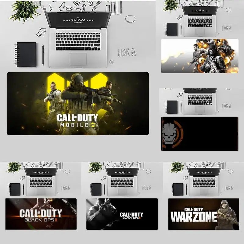 

Call Of Duty Warzone Rubber PC Computer Gaming mousepad Keyboard Game Mouse Mat pad X XL XXL Non-slip Laptop Cushion