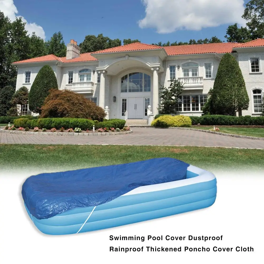 

Swimming Pool Cover Dustproof Rainproof Thickened Poncho Cover Cloth Swimming Pool Dust And Rain Cover