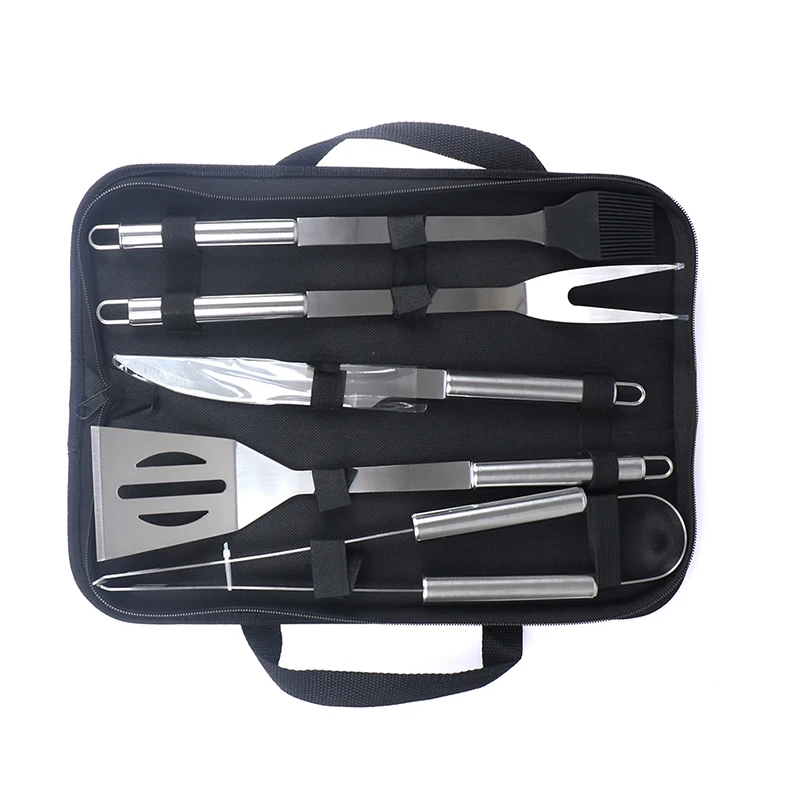 5 шт. Нержавеющая сталь Инструменты для барбекю Гриль Открытый Кемпинг Пособия