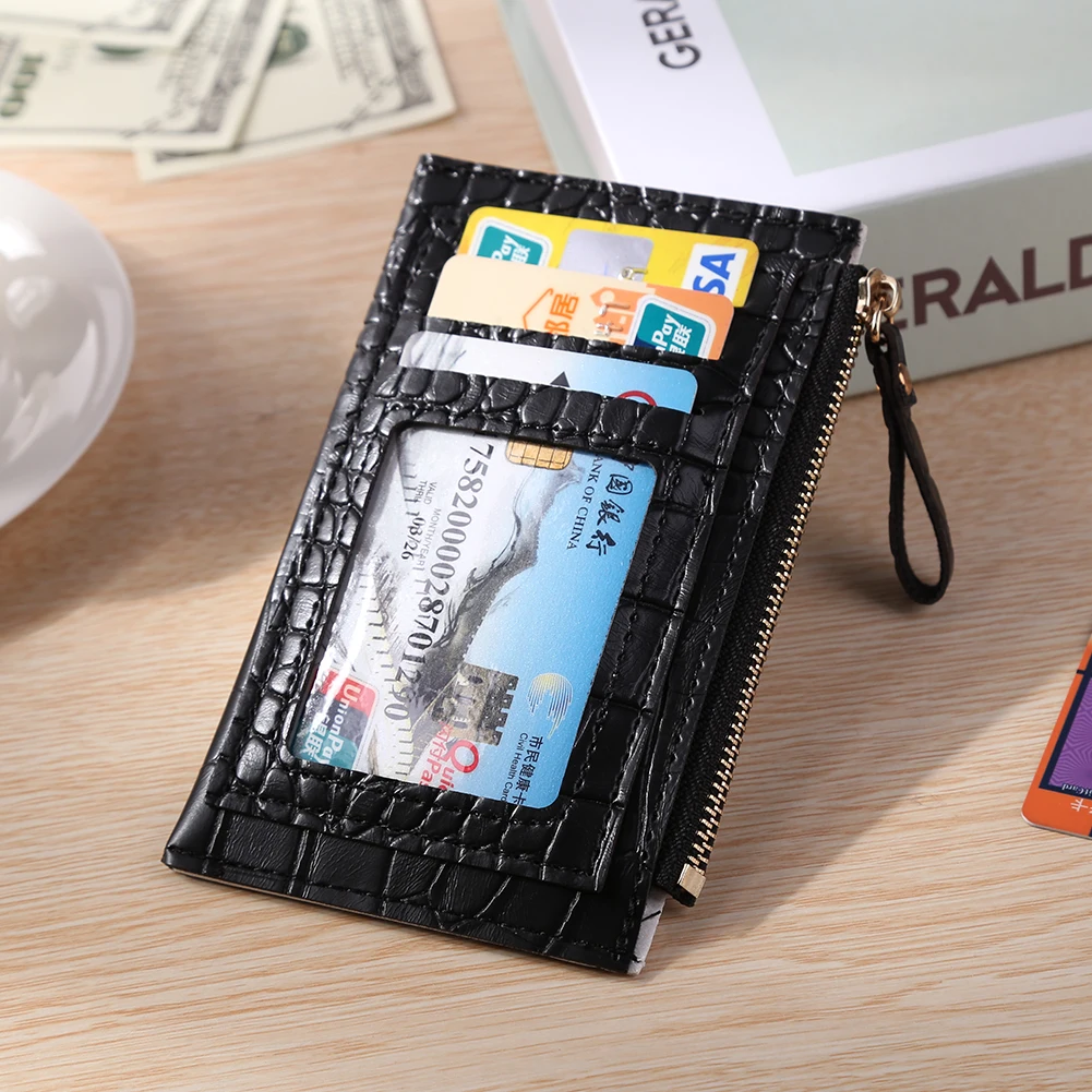 Женский короткий кошелек с рисунком аллигатора винтажный органайзер для монет и