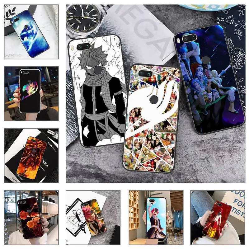 

anime fairy tail Phone Case For Xiaomi Mi Redmi Note 8T 9T 9S 9A 10 7 8 9 Lite pro