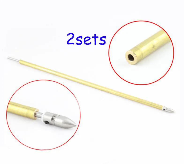 2 комплекта 3 мм/4 мм жёсткий вал в сборе приводной пропеллера с латунной втулкой