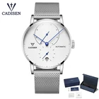 Часы мужские механические, водонепроницаемые, из нержавеющей стали