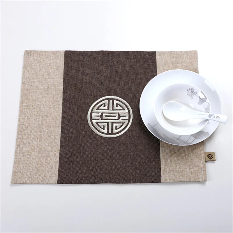 

Proud Rose Linen Table Runner Decorative Tablecloth Chinese Style Rectangle Table Flag Fashion Household Table Mat Customed