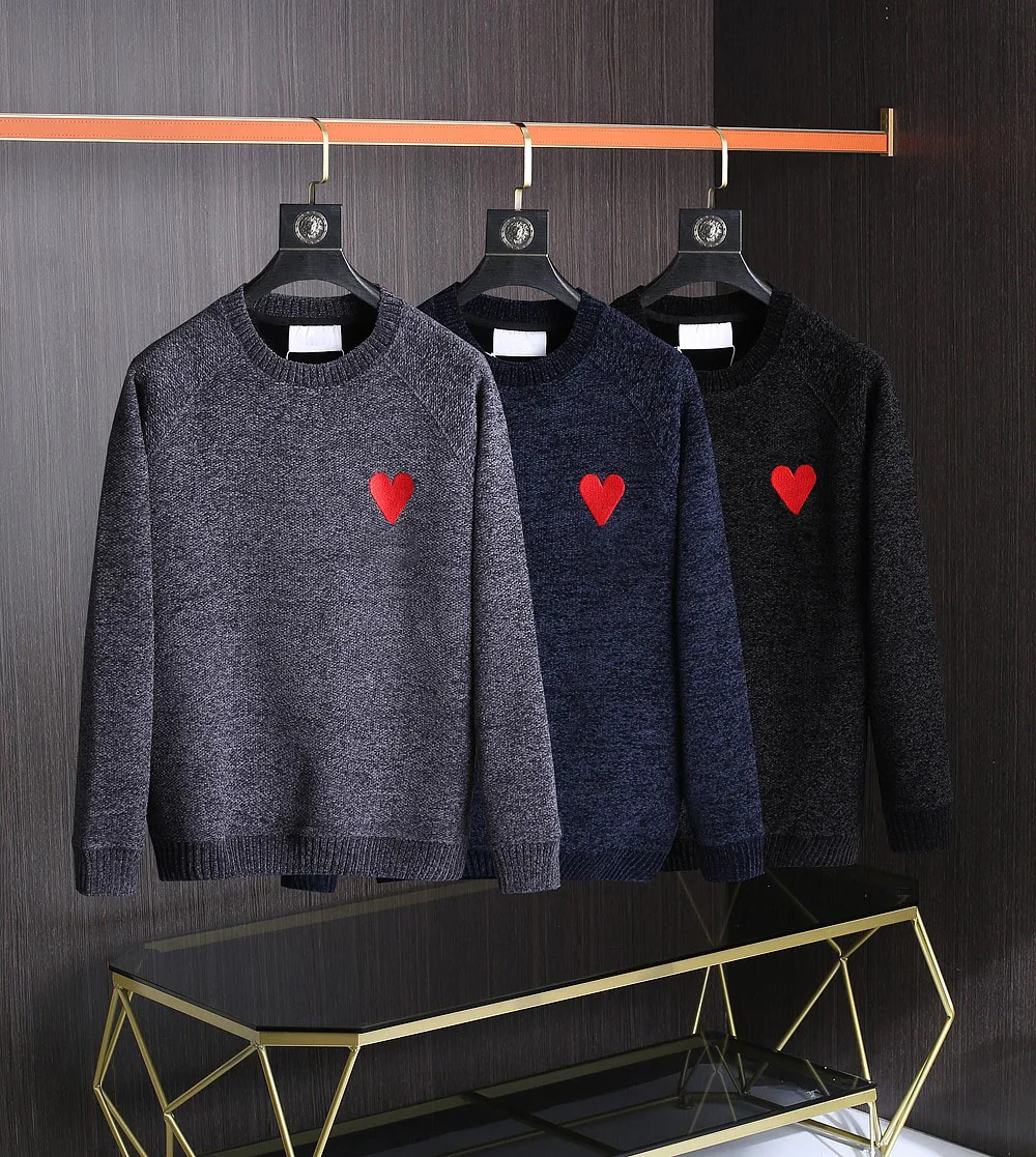 

Autumn Winter New Men's Women's Simple Ebroidered Pullover Sweater Casual Hoodies