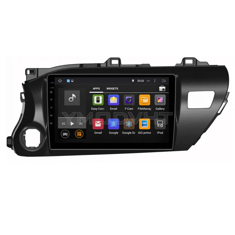 YMODVHT 10 1 дюймов 4G Восьмиядерный Android 9 0 7 автомобильный dvd плеер для Toyota Hilux 2016 2017 2018