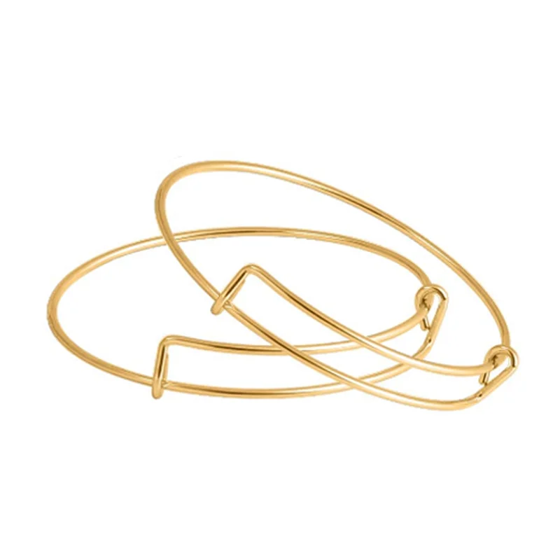 30 шт. расширяемые браслеты на запястье регулируемые из нержавеющей стали пустые