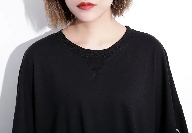 CHICEVER зимние Полые Пуловеры женские свитшоты для женщин топ рукав летучая мышь