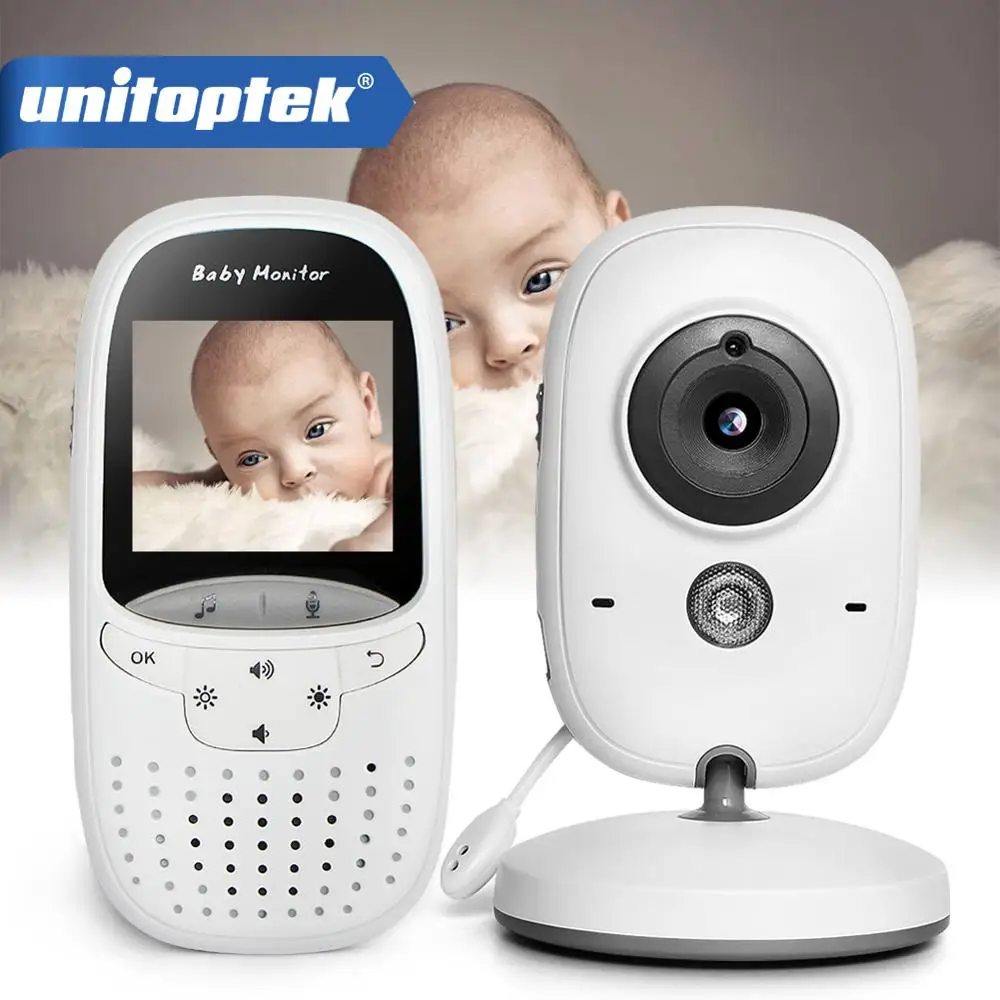 Wireless 2.0 inch Video Color Baby Monitor Security Camera Baby Nanny Intercom Night Vision Temperature Monitoring VB602