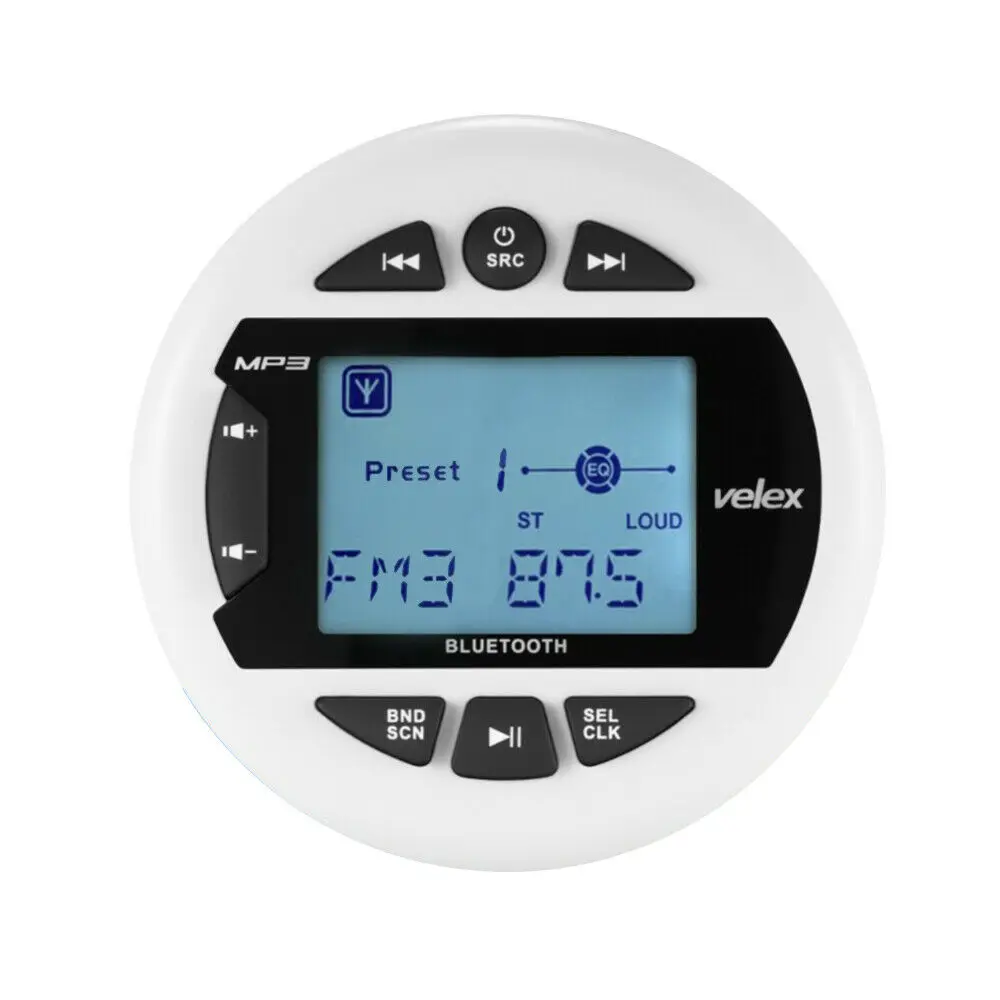 Судовое радио с Bluetooth стереозвук цифровой медиаплеер FM AM MP3 + 4 дюймовые
