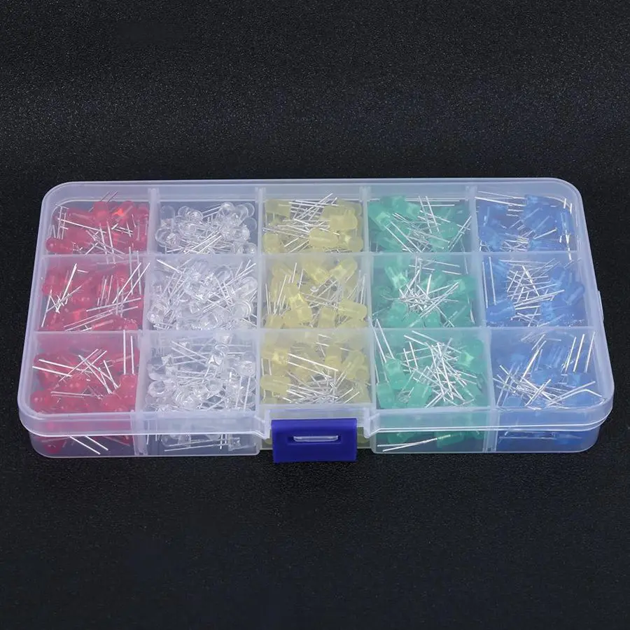 500 шт. светодиодная лампа антикоррозийный пластик 5 мм