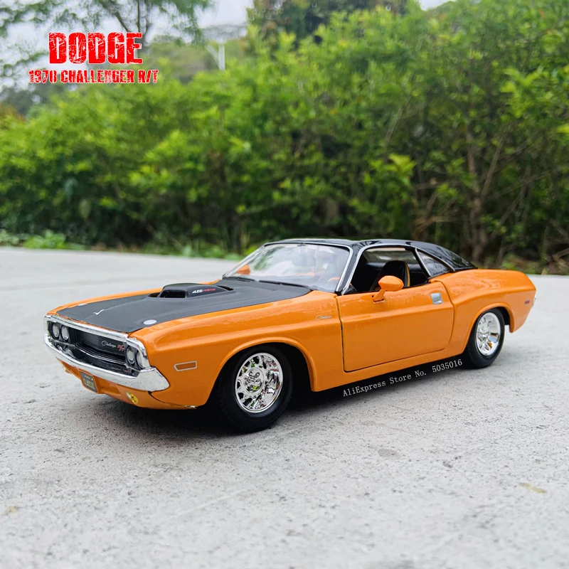 

Maisto 1:24 1970 Dodge Challenger R/T литье под давлением модель автомобиля из сплава Декоративные Коллекционные игрушечные инструменты в подарок