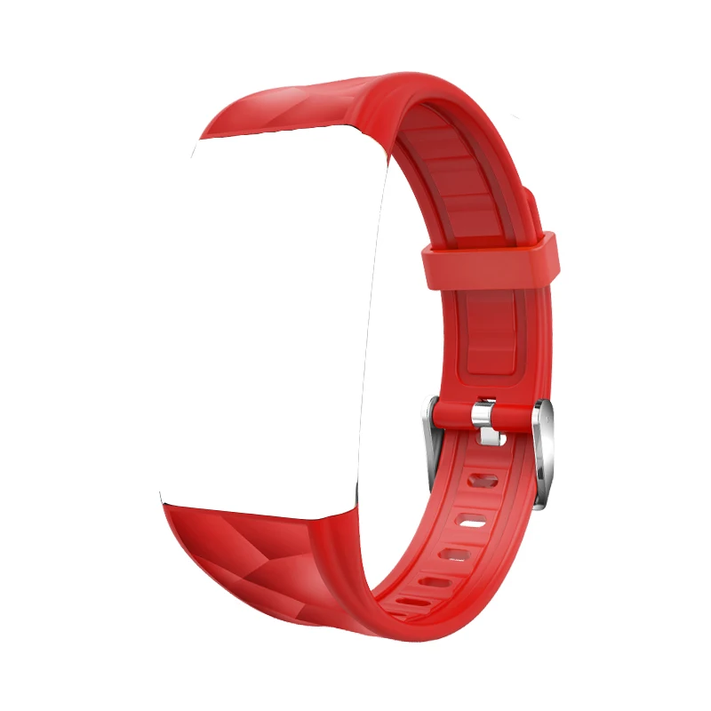 red strap Смарт-часы Ravi T20, фитнес-браслет, измеритель артериального давления, пульсометр, IP68, водонепроницаемые Смарт-часы для Apple, Xiaomi, huawei - Цвет: red strap