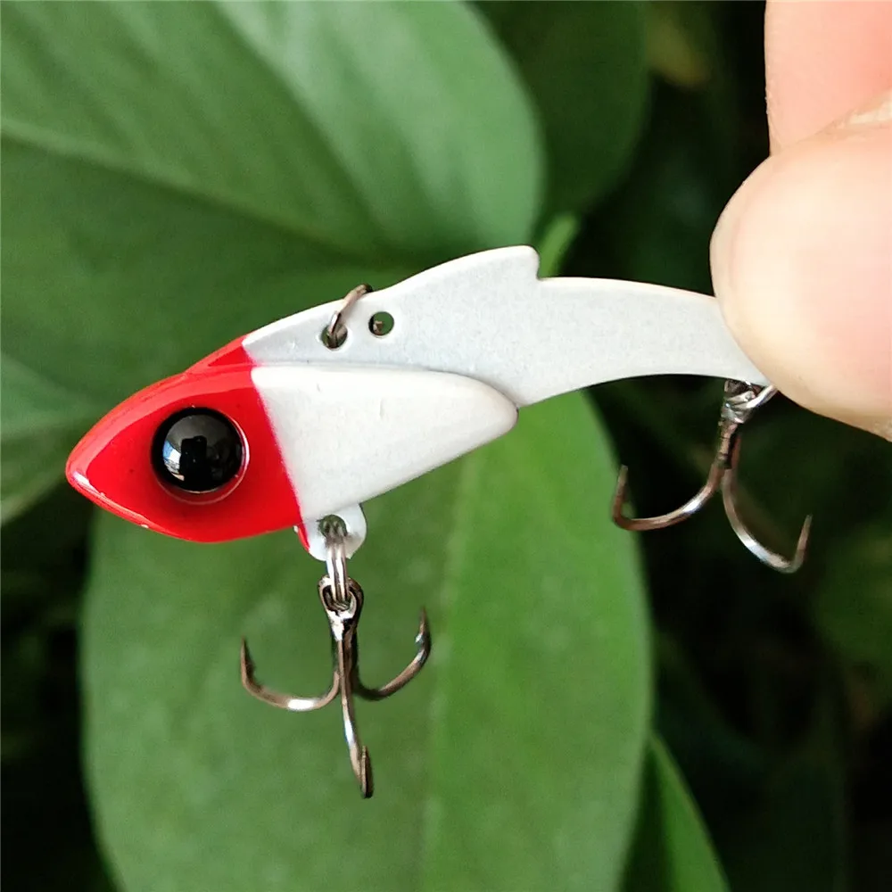 

34.5mm 3.5g Metal VIB Fishing Lure Trout Hard Bait PIED FALCONET Rockfish Barracuda Pike Winter Fishing Tackle