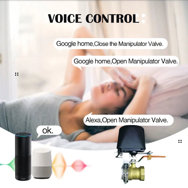 Tuya Smart Zigbee водопроводный кран WiFi газовый клапан контроллер переключатель