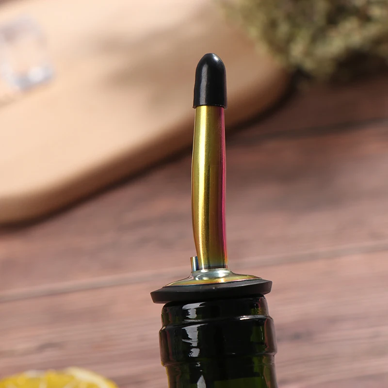 

Wine Pourer Stainless Steel Alcohol Liquor Spouts Bottle Dispenser Wine Bottle Stopper with Cap Wine Accessories New