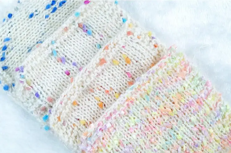 Мохеровая нить с аппликацией 2 шт. * 50 г для ручного вязания спицы ткани мохеровая