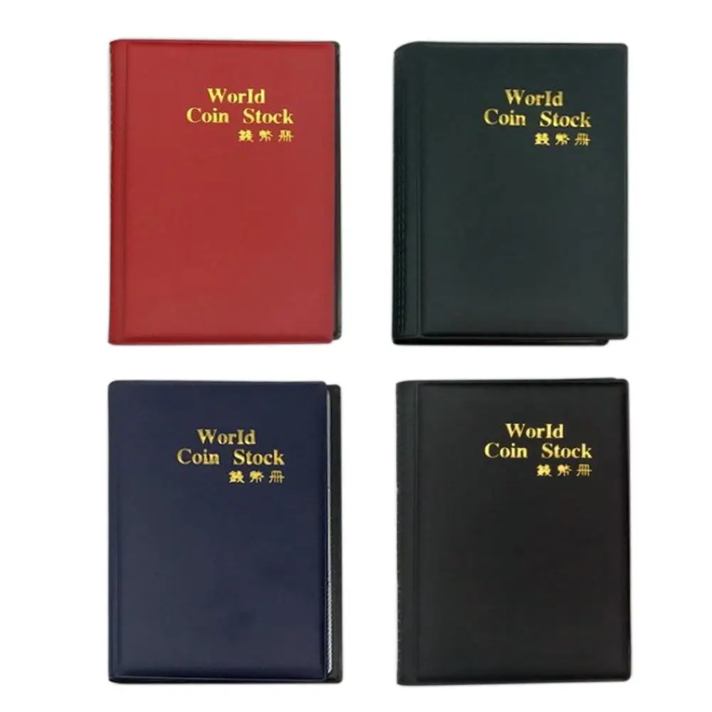 Альбом для сбора монет книга с 10 страниц 60 карманов органайзер домашнее