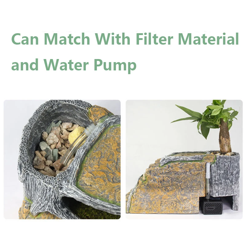 Рептилии ящерица Зя скрывающая пещера комнату искусственная смола |