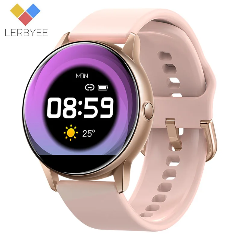 Lerbyee C009 AI круглые умные часы с сенсорным экраном IP68 Водонепроницаемые мульти-спортивные режимы Монитор артериального давления фитнес-трекер